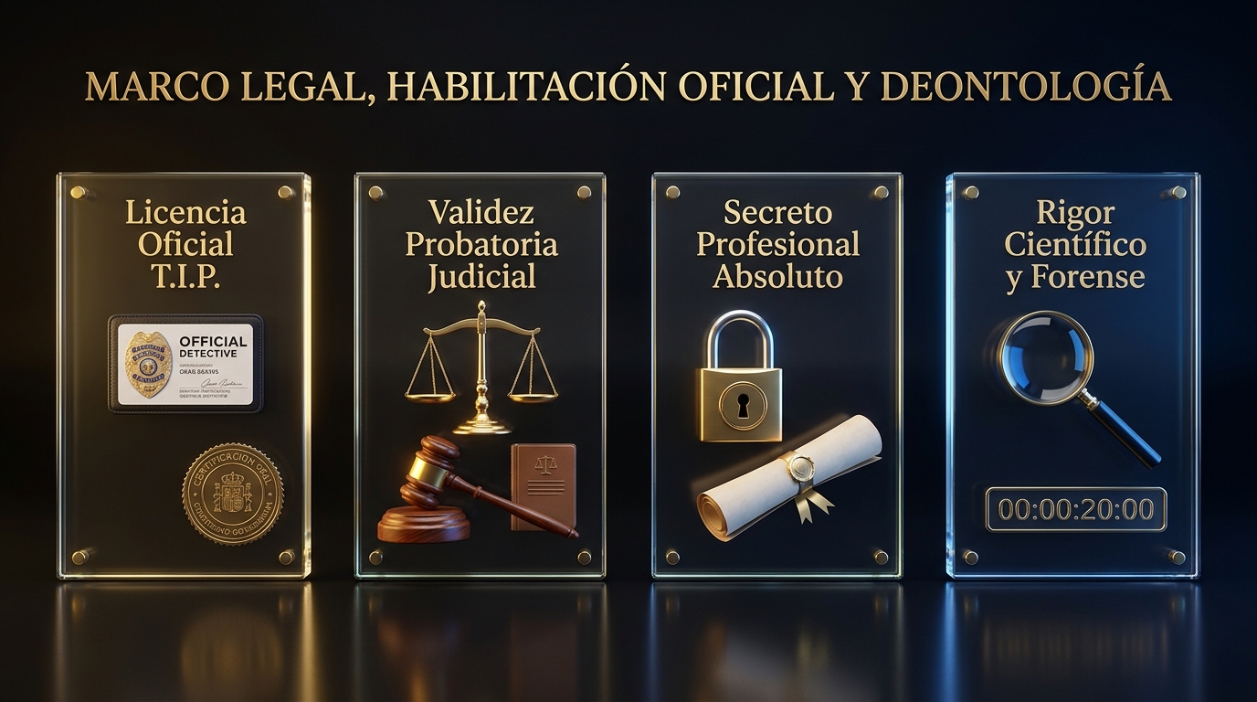 Marco Legal, Evidencias Objetivas y Deontología - INVESTIGA24